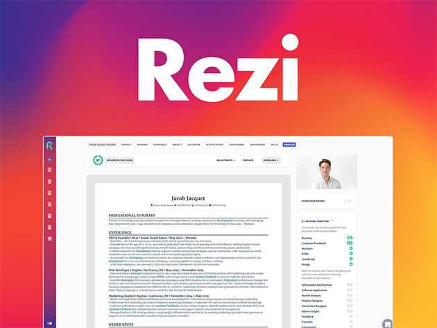 Rezi AI Pro Lifetime Account