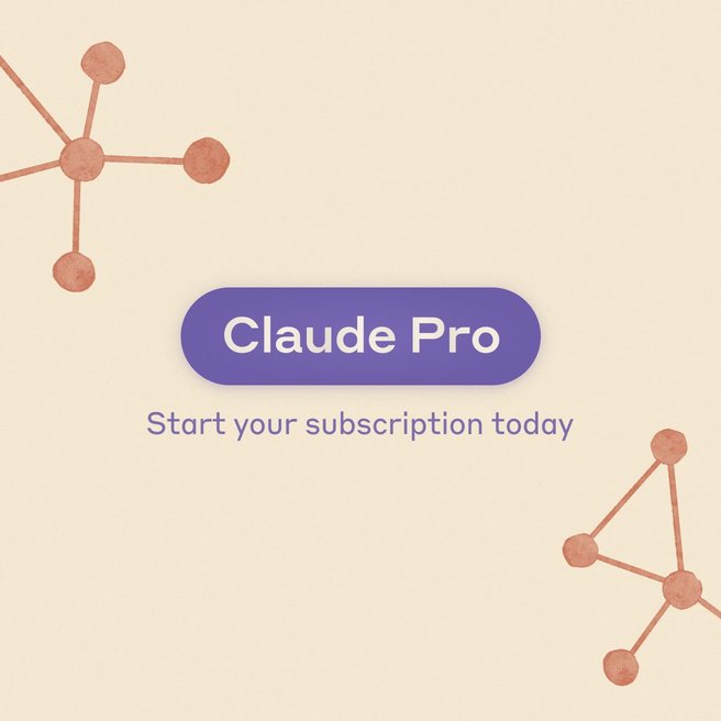 Claude Pro (Anthropic) - 1 Month